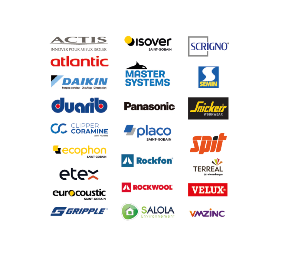 Un écosystème fort enseignes 
et partenaires industriels - Saint-Gobain