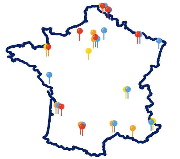 Implentation CFA métiers du bâtiment en France